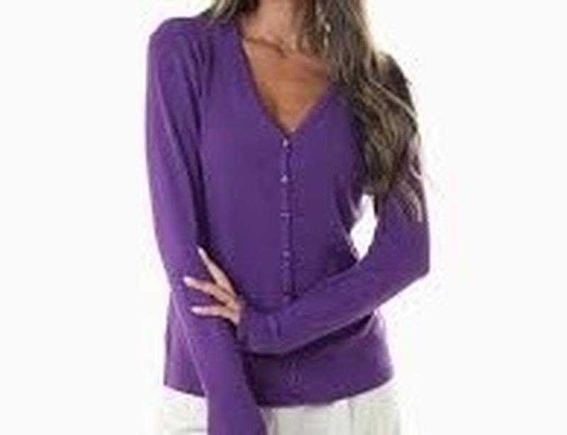 Donna Monsoon Maglione Viola Cotone M