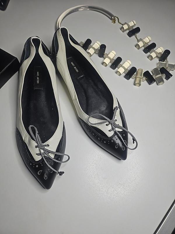 Women Marc Jacobs Heels Black Leather 35