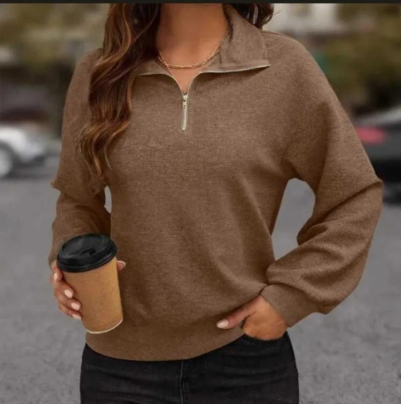 Damen Serge Blanco Pullover Braun Acryl XL