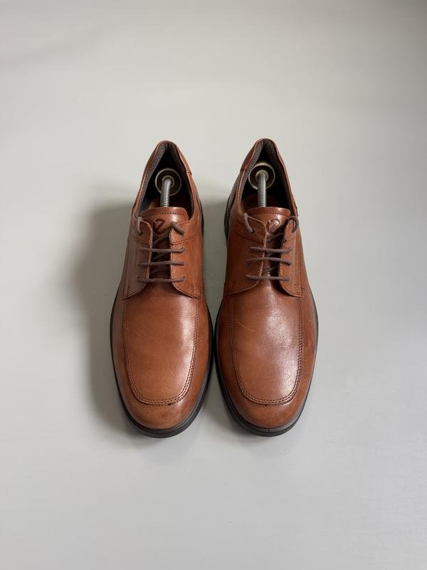 Herren Ecco Schuhe Braun Leder 44