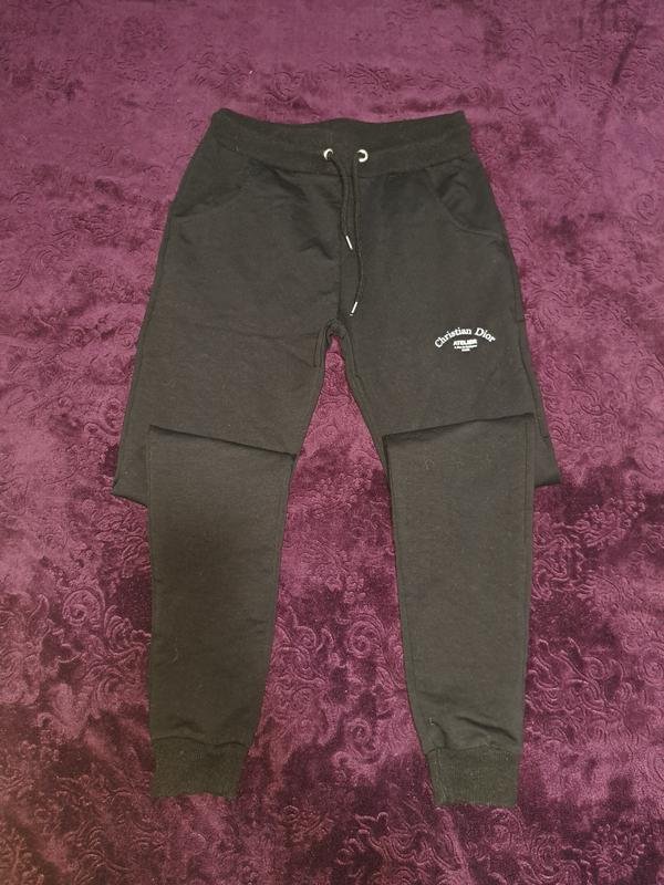 Femme Christian Dior Pantalon Noir Tricot XS