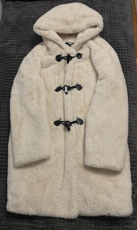 Femme DKNY Manteau Ivoire Polyester L