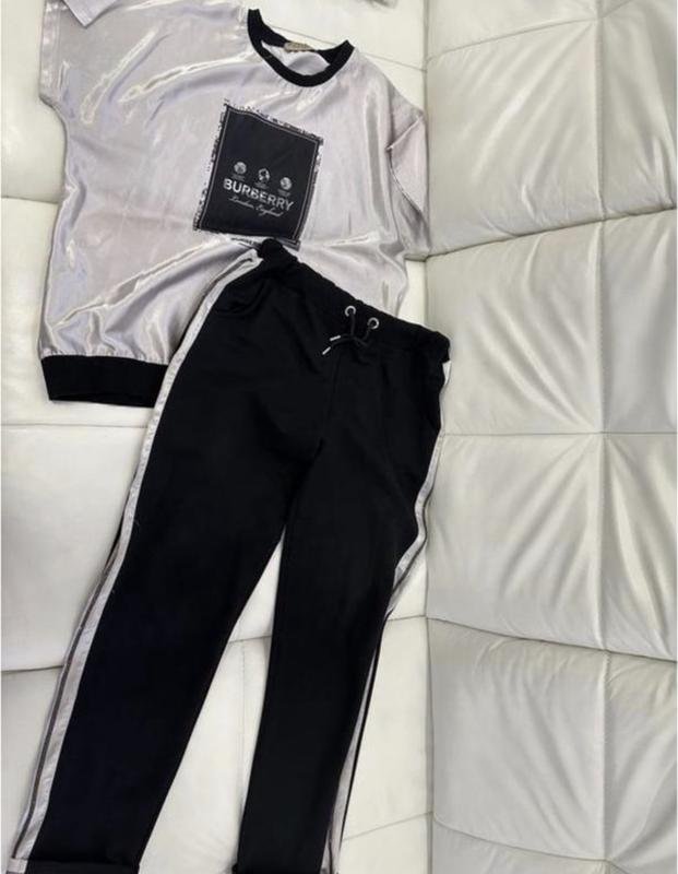 Donna Burberry Completo Argento Cotone XL