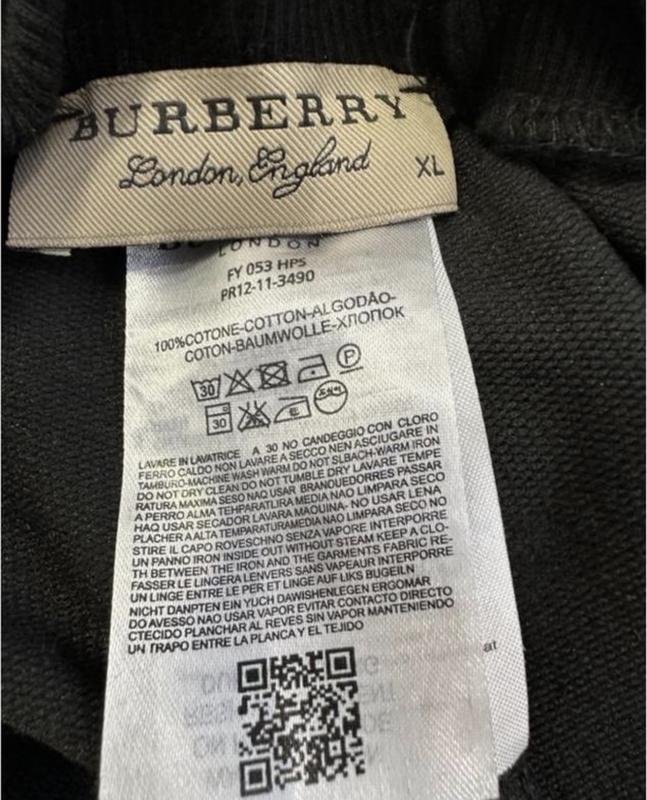 Donna Burberry Completo Argento Cotone XL
