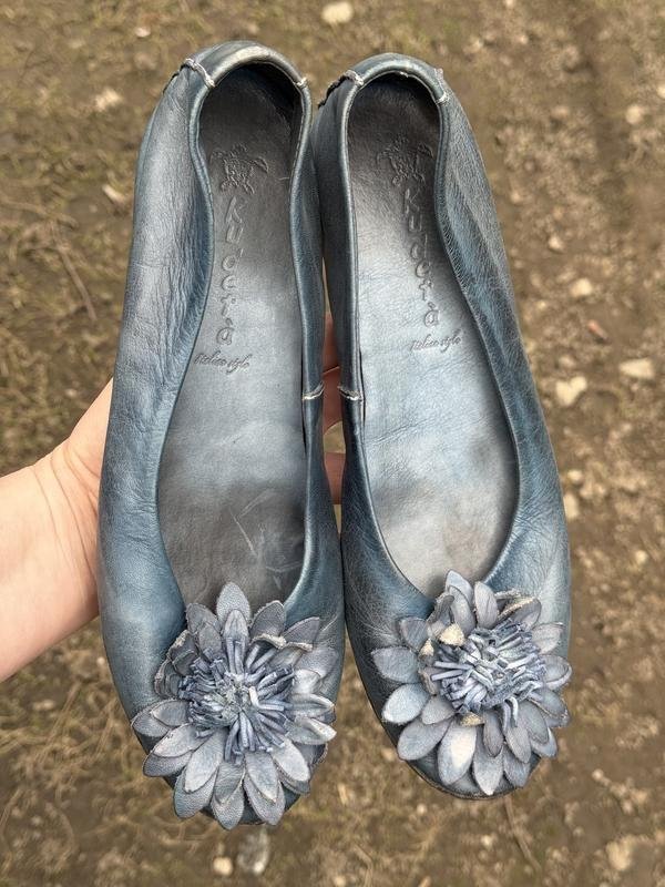 Donna Kudela Tacchi Blu Navy Pelle 39