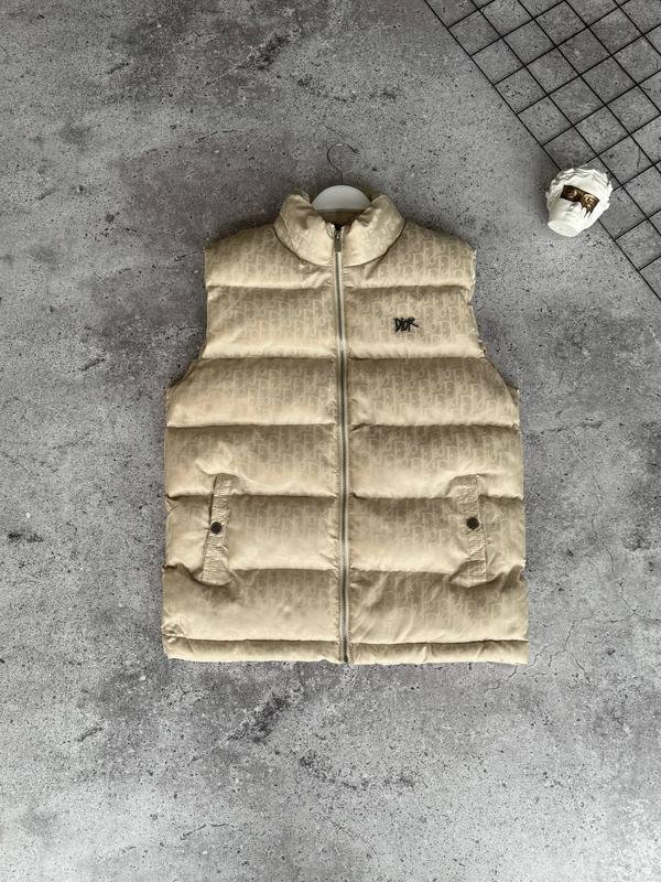 Homme Christian Dior Gilet Beige Polyester S