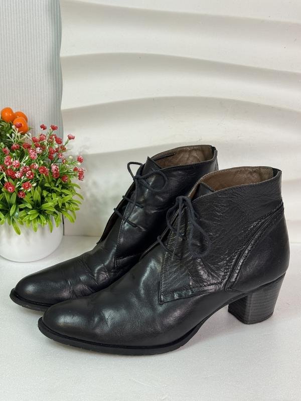 Женские Helen Billkrantz Ботинки Чёрный Кожа 41