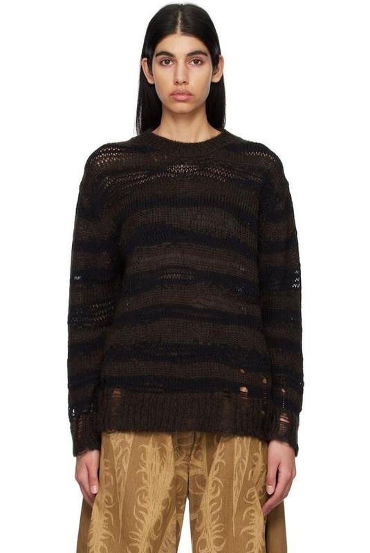 Femme Acne Studios Pull Gris Laine XS