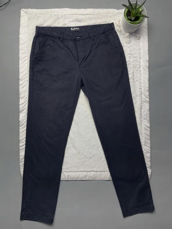 Men Barbour Trousers Black L