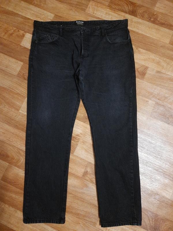 Men Barbour Jeans Black Denim 38