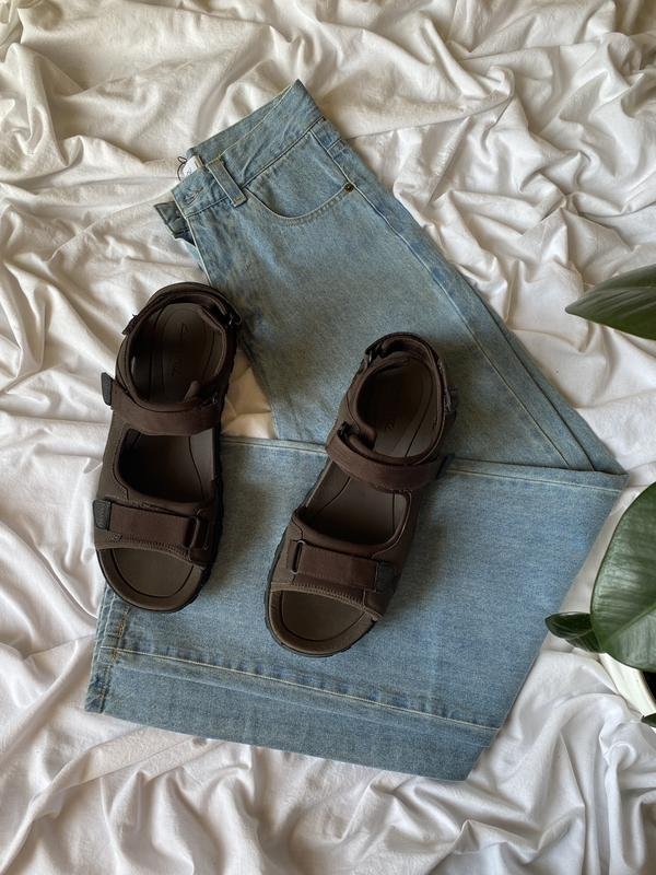 Men Clarks Sandals Brown 47