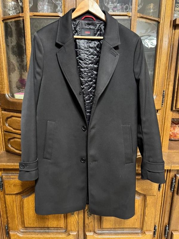 Homme Cinque Manteau Noir 50