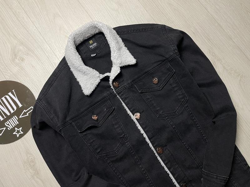 Homme Fendi Veste Grise Coton M