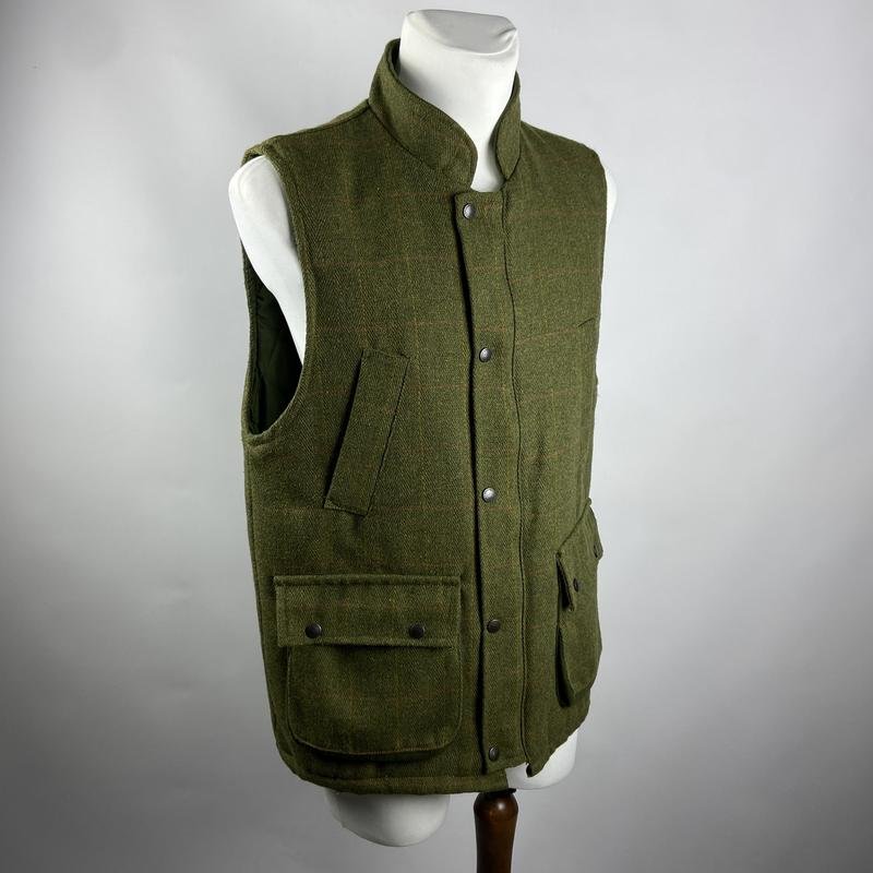 Men Greenbelt Vest Green Wool M