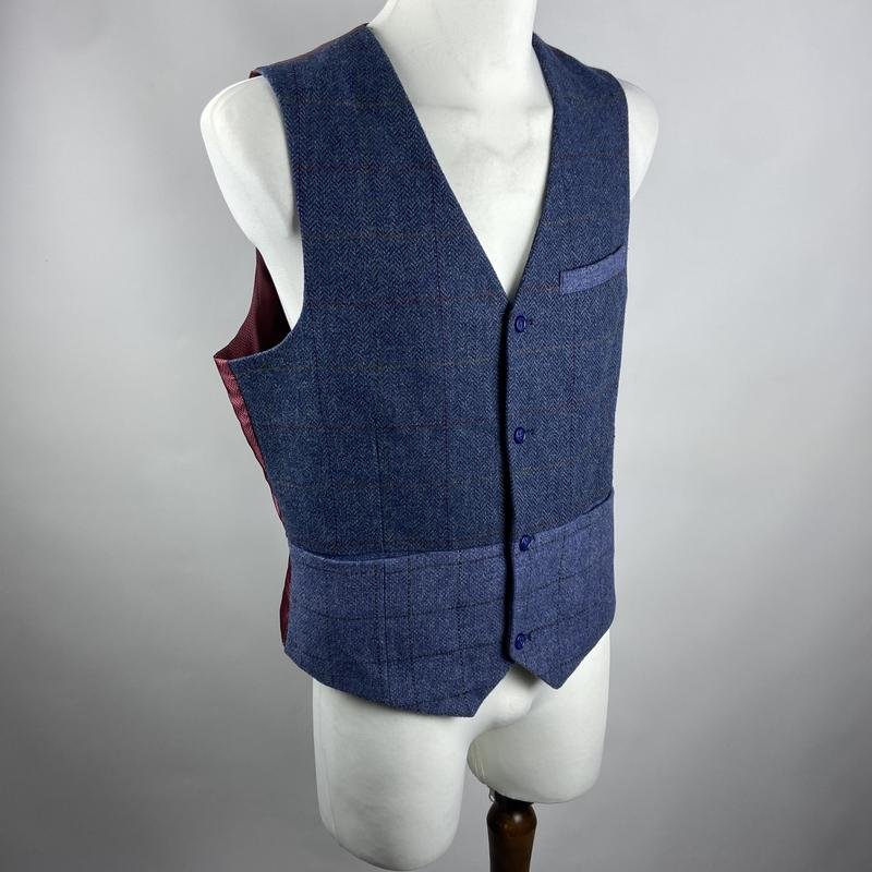 Men Joe Browns Vest Navy Wool M