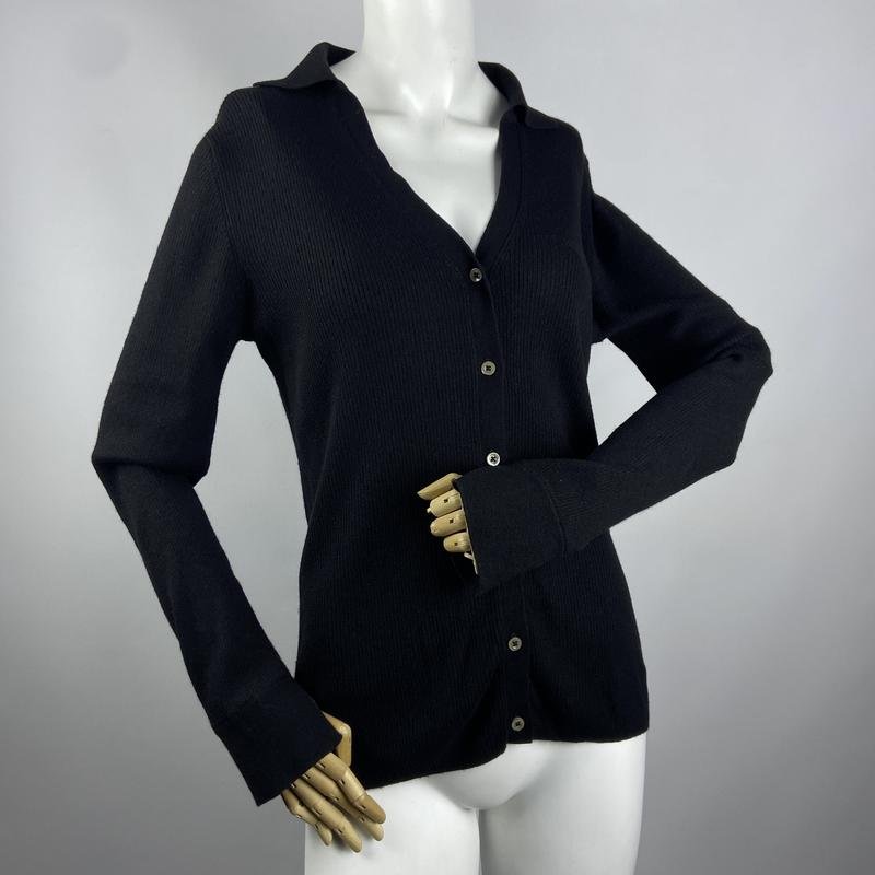 Women Massimo Dutti Sweater Black Viscose L