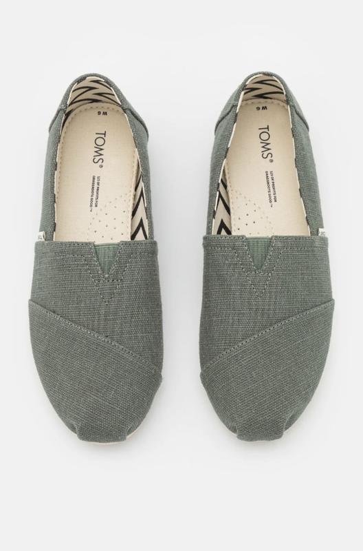 Женские Toms Эспадрильи Оливковые Текстиль 40