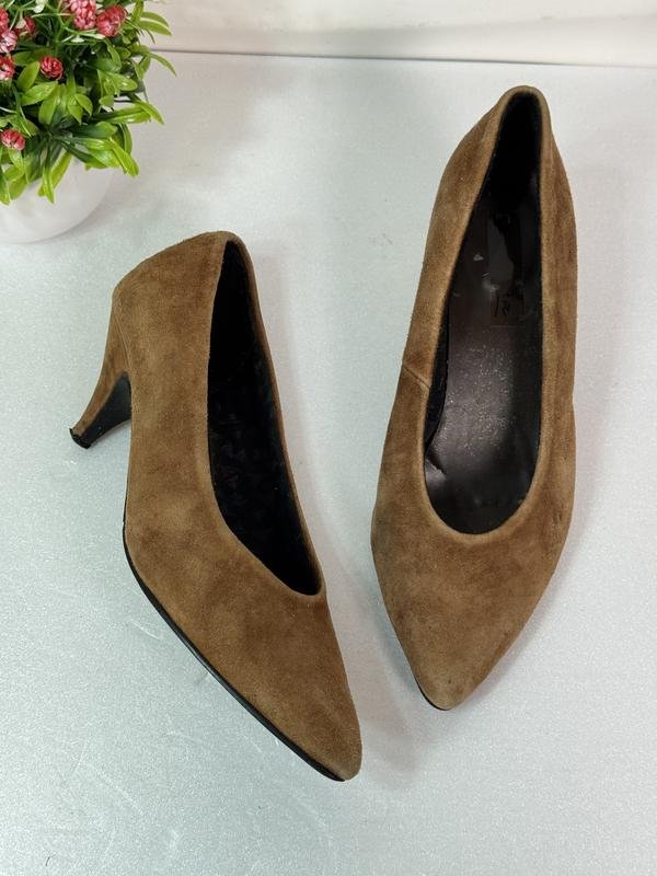 Women Carina Heels Brown Suede 38
