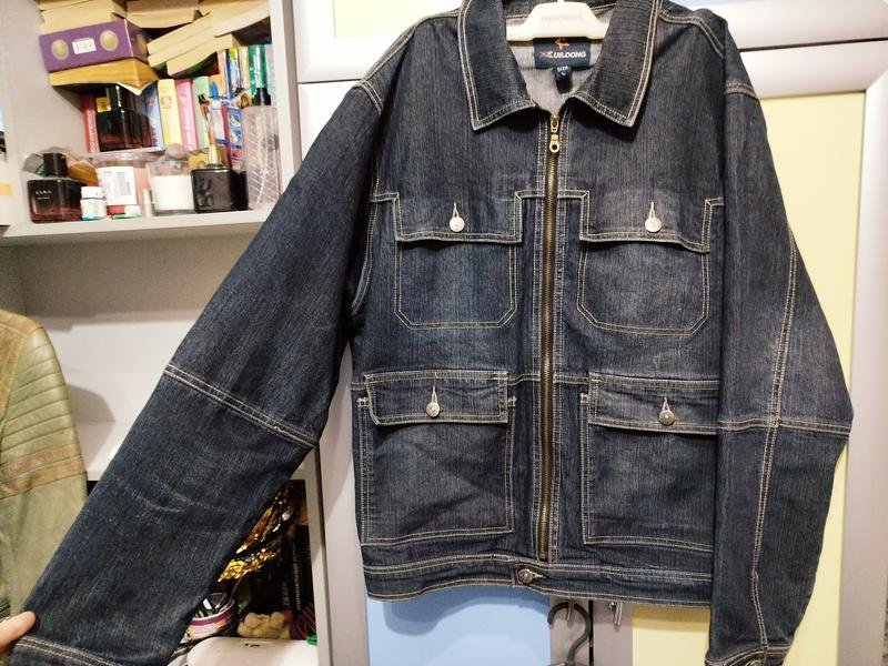 Herren Brioni Jacke Grau Denim M