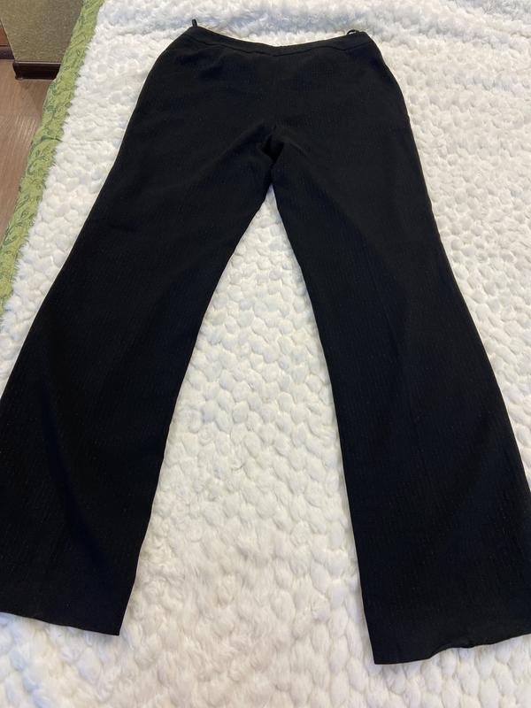 Женские Anne Klein Брюки Чёрный Полиэстер L