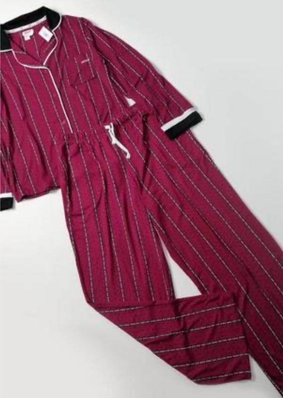 Femme DKNY Pyjama Bourgogne Élasthanne L
