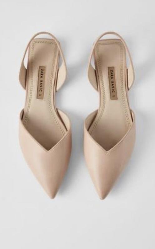 Donna ZARA Tacchi Beige Pelle Sintetica 38