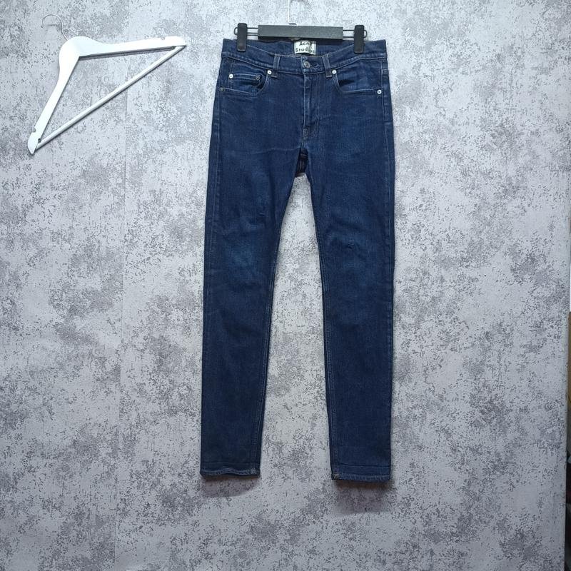 Homme Acne Studios Jeans Bleu Marine Denim 31