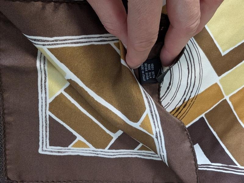 Damen Escada Schal Mehrfarbig Seide