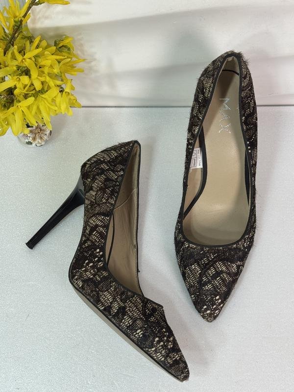 Women MAX Heels Graphite Leather 39