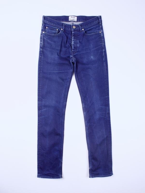 Uomo Acne Studios Jeans Blu Navy Denim 31
