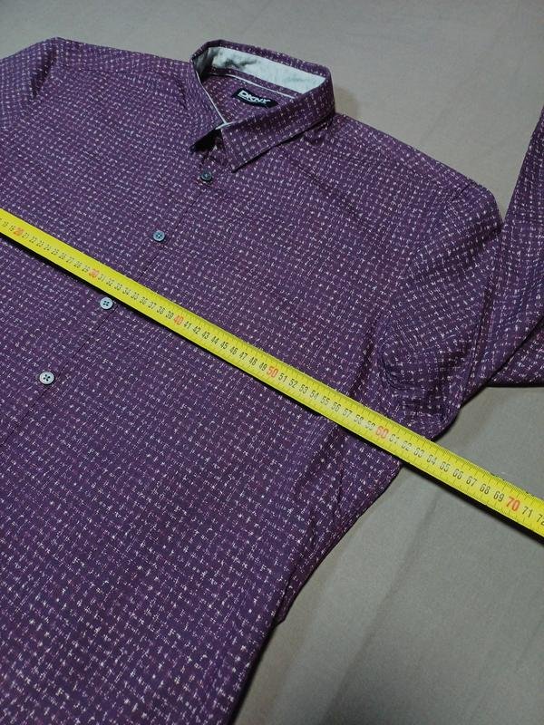 Herren DKNY Hemd Lila Baumwolle XL