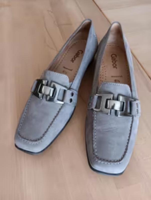 Women Gabor Loafers Brown Leather 37