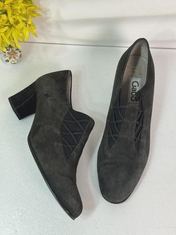 Женские Gabor Туфли Графитовый Замша 38,5