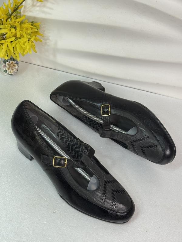 Женские FASAN Туфли Чёрные Кожа 41