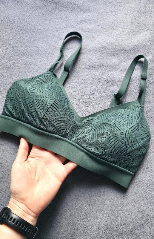 Women Chantelle Bralette Green 70B
