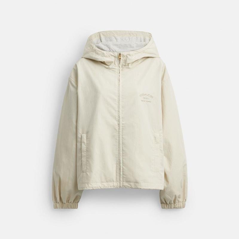 Women Coach Jacket Beige S