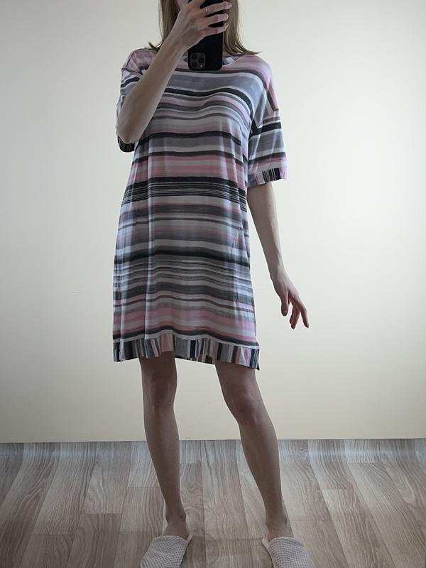 Femme DKNY Chemise de Nuit Argent S