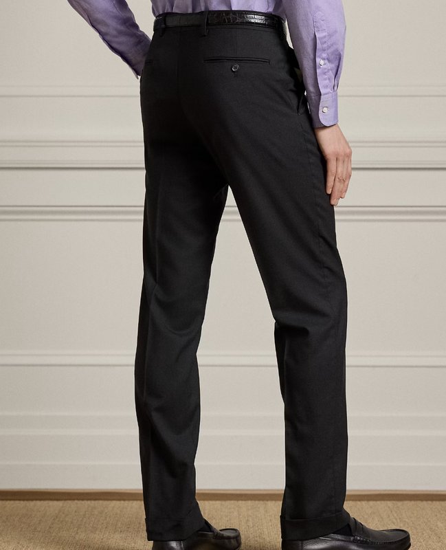Мужские Benvenuto Брюки Чёрные Полиэстер 58