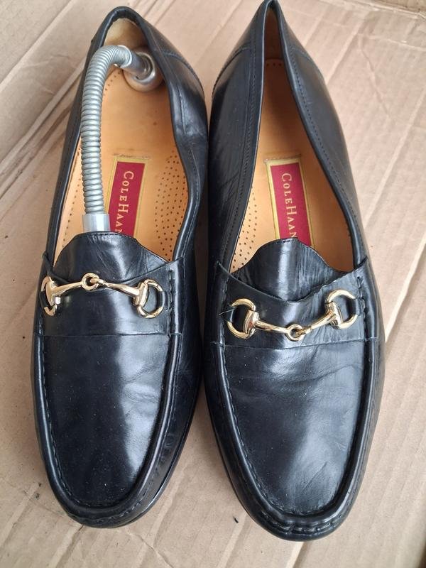 Мужской Cole Haan Туфли Чёрный Кожа 43