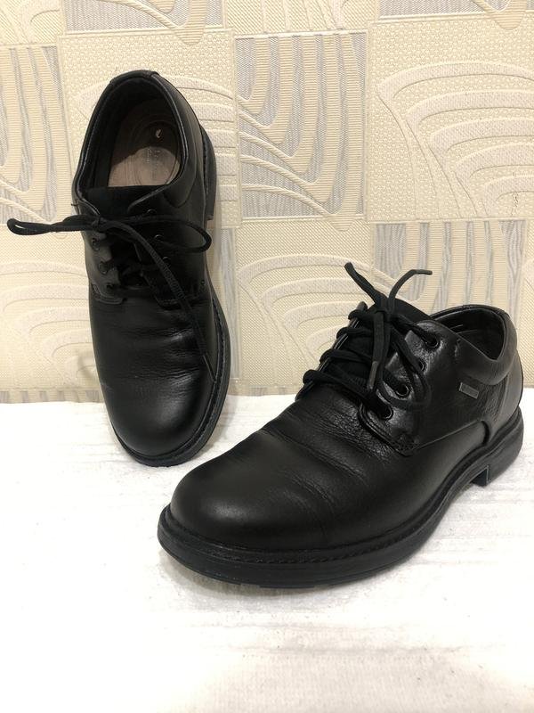 Herren Clarks Stiefel Schwarz Leder 9