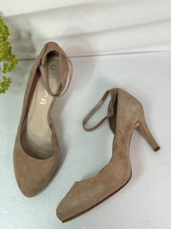 Damen Unisa Absatzschuhe Nude Wildleder 40