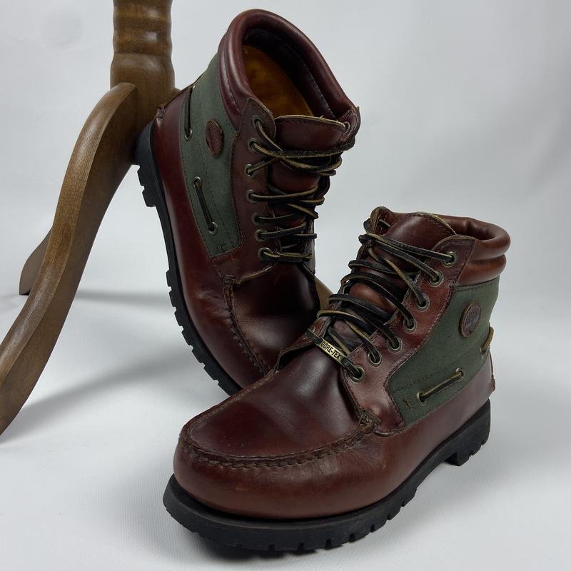 Men Timberland Boots Khaki Leather 41