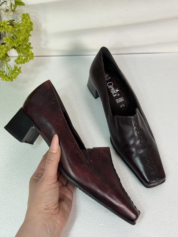 Женские Caprice Лоферы Бордовые Кожа 37,5