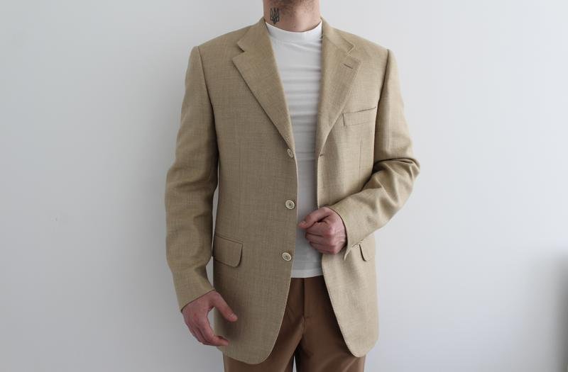 Women Corneliani Blazer Beige Wool XL