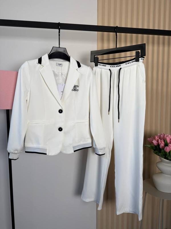 Women Celine Suit White S