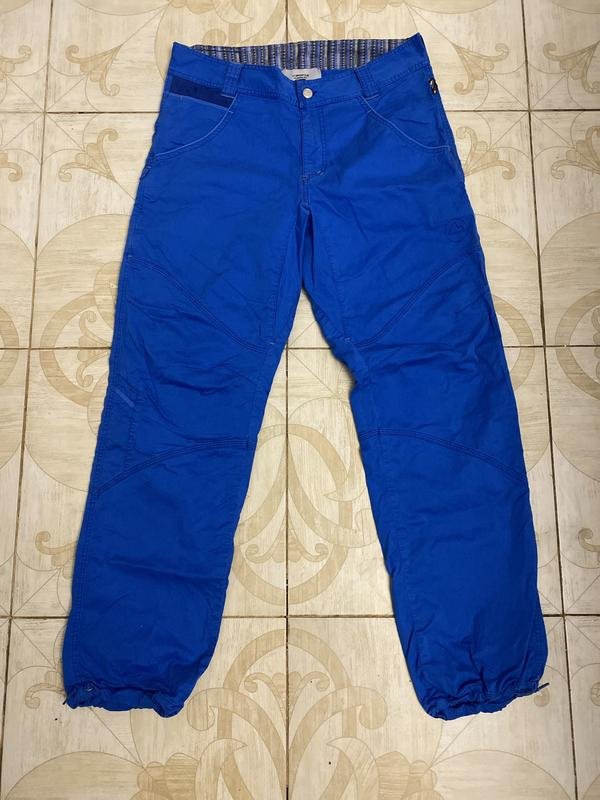 Homme La Sportiva Pantalons Bleu Marine 48