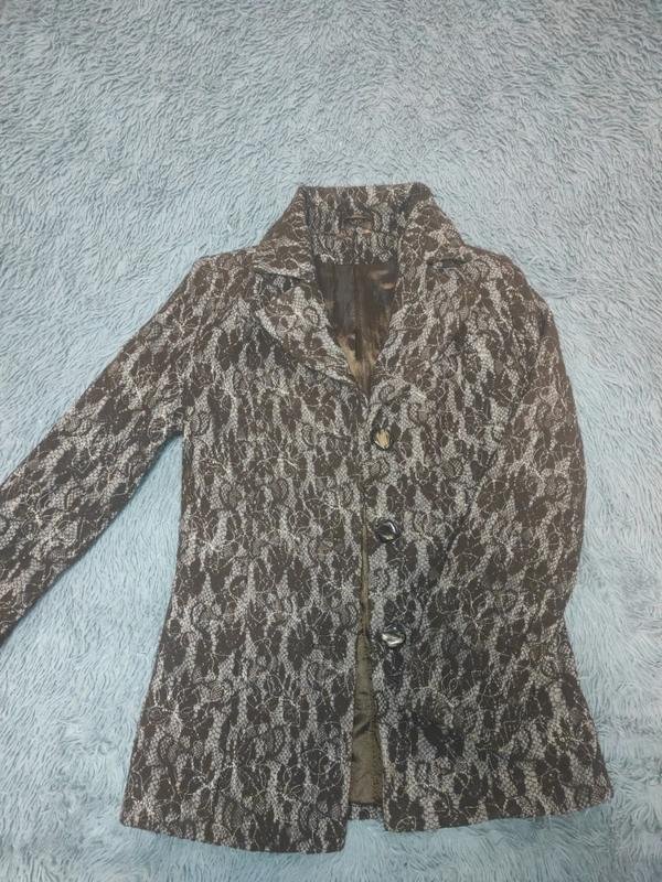 Women Balmain Jacket Brown Jacquard S