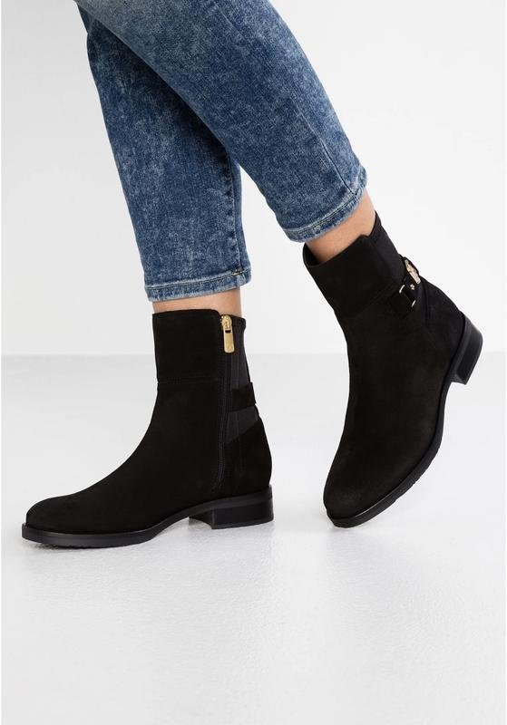 Женские Tommy Hilfiger Ботинки Чёрный Замша 39