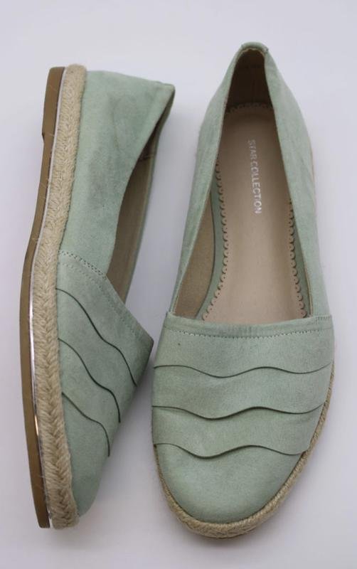 Женские Star Collection Лоферы Мятный Текстиль 40