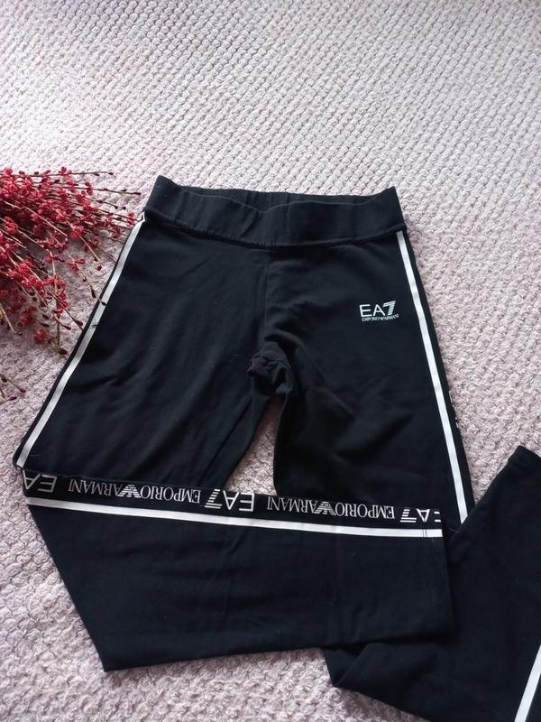 Женские Armani Exchange Леггинсы Чёрный Хлопок S
